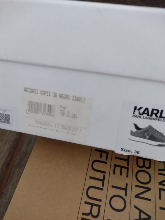 Karl lagerfeld adidași copii mărimea 36