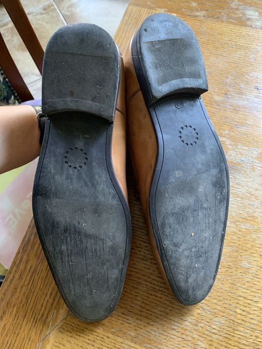 Pantofi 43,5-44, culoare maro-cognac