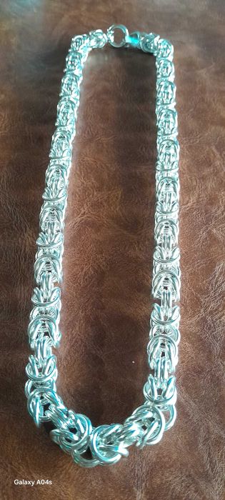 65/Сребърен Синджир Кралска плетка-112грама.