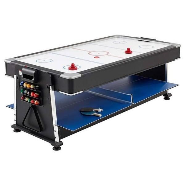 Игровой стол 4 в 1 Настольный теннис Аэрохоккей Бильярдный стол
