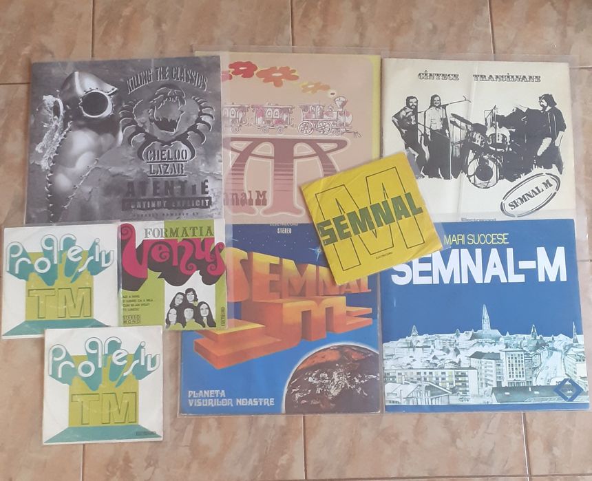 Lot 9 discuri vinil Semnal M / Cheloo / Venus / Progresiv TM