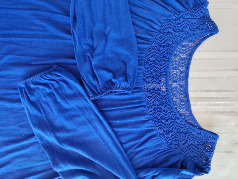 Bluză  cu dantela-XL