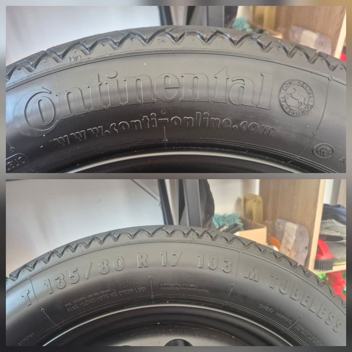 Roata rezerva SLIM 5×112 R17 originala Vw ,Audi,Skoda,Seat