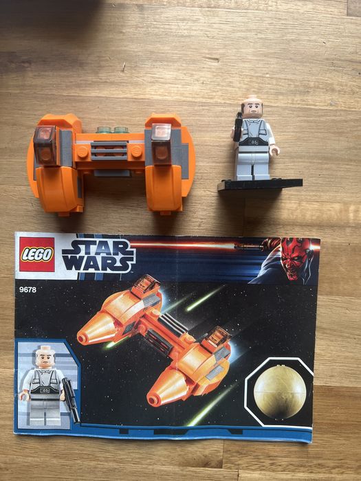Лего Star wars сет фигурка + корабче + инструкция
