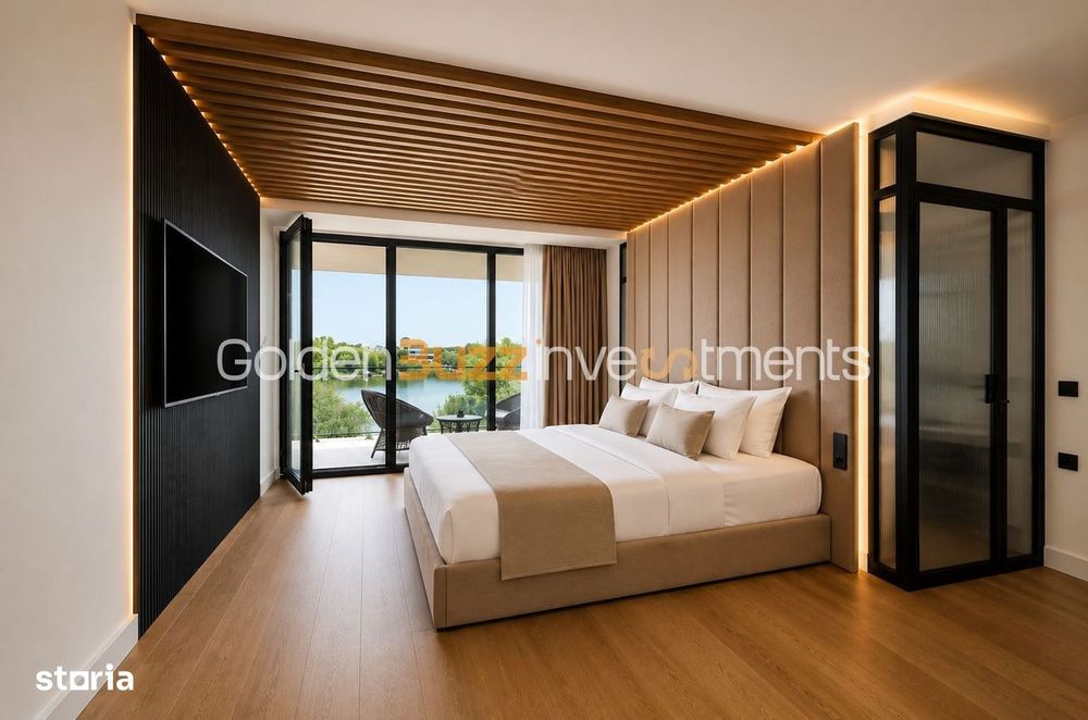 Vilă premium pe malul lacului – Izvorani | Piscină | Smart Home