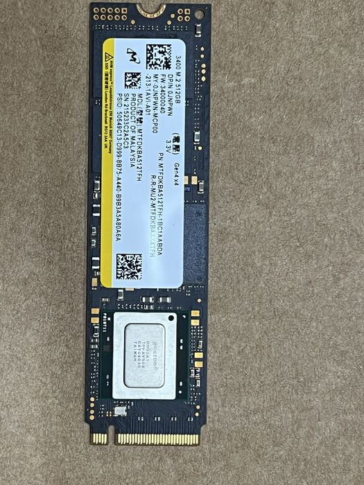 SSD M2 nvme micron 512gb gen 4