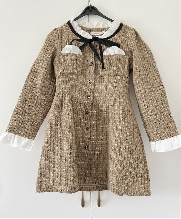 Твидовое платье в стиле Old Money