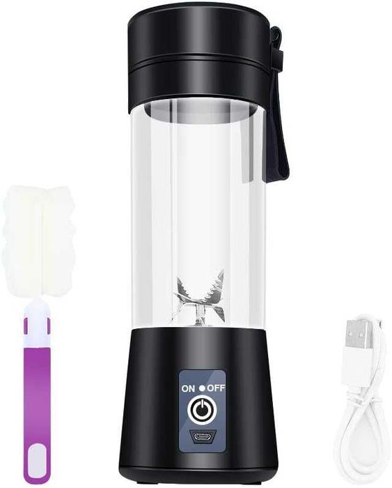 Преносим USB Блендер MoYouno – 400ml, 6 остриета, за Смутита