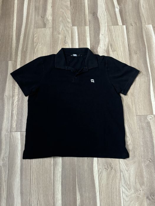 Karl lagerfeld/тениска с яка /Топ