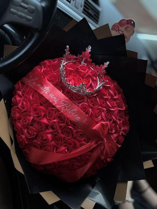Buchet de flori din sapun