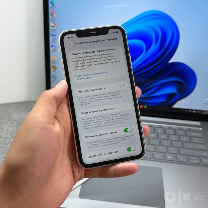 iPhone 11 ideal holatda 128 Gb