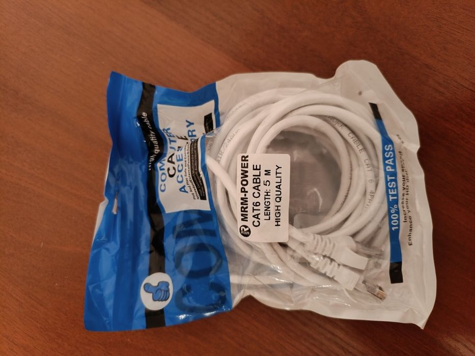 Кабель RJ-45, 5 метров.