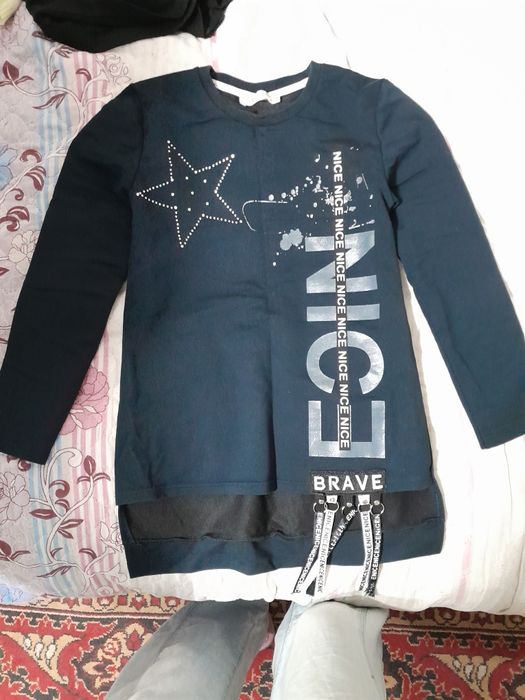 4 детские кофты, 9-10 лет, 2 рубашки