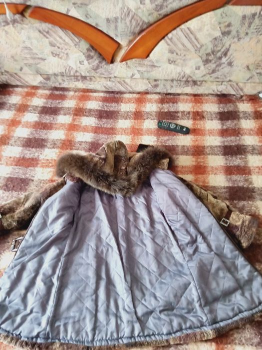 Шуба цигейковая, натуральная.