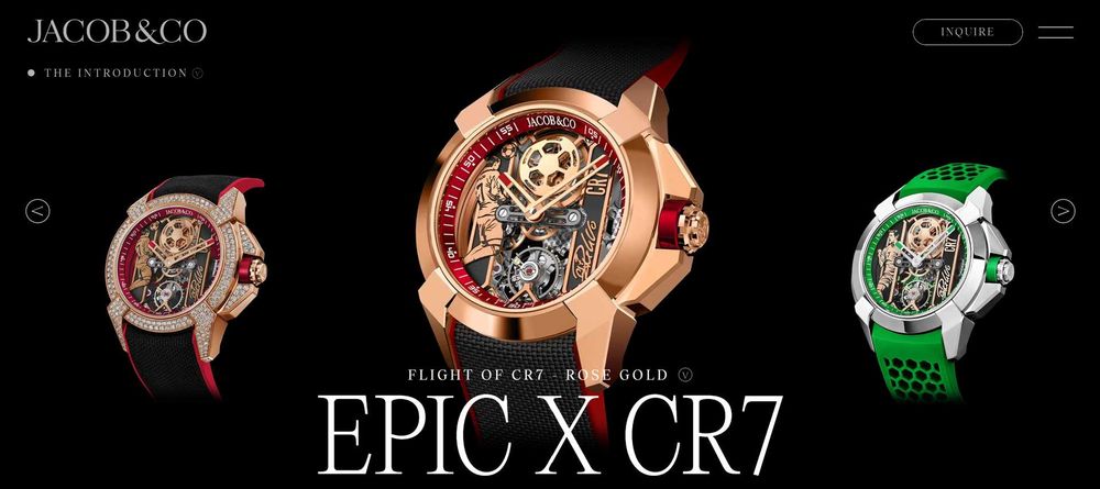 Кварцов мъжки часовник Epic X CR7 Jacob & Co