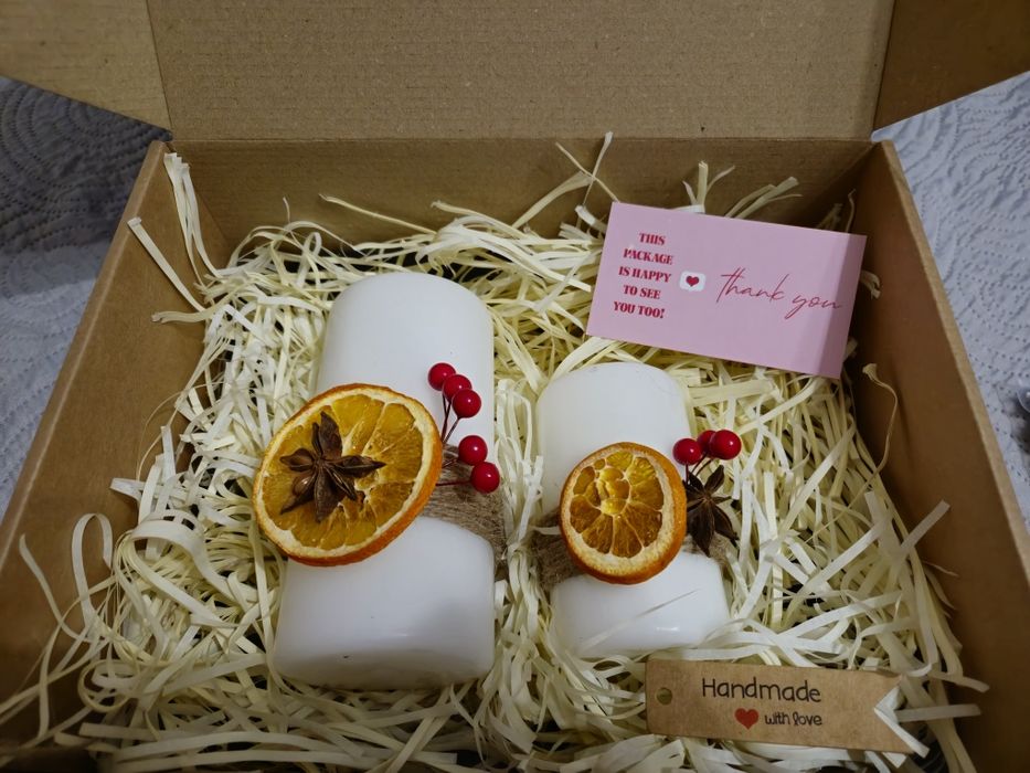 Ръчно изработена коледна декорация