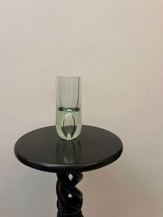 Piesa cristal Aseda Glasbruk, dizainer Bo Borgstrom bielouri bibelou