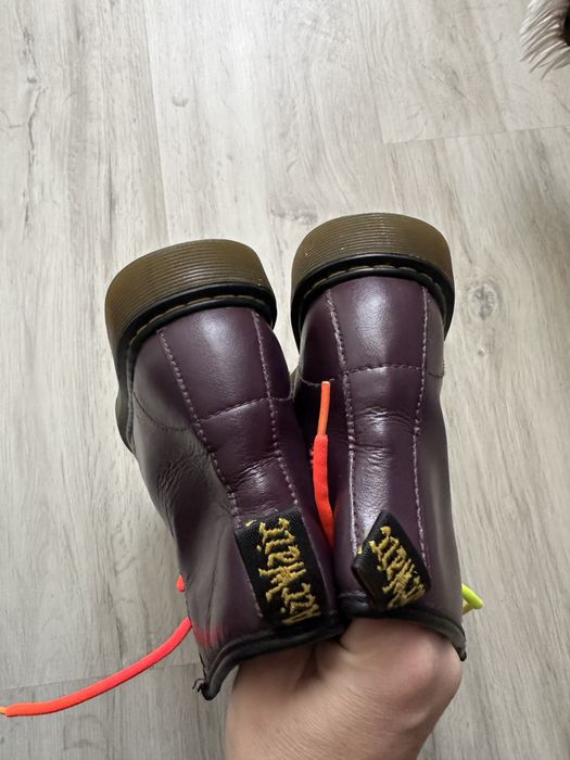 Bocanci piele naturala Dr Martens,copii
