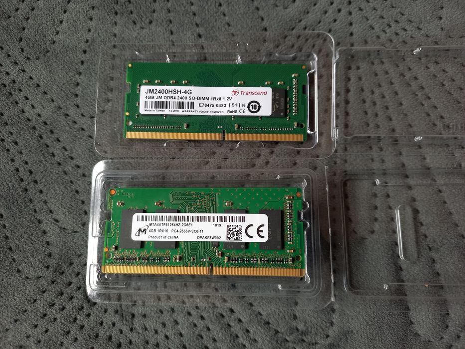 RAM памети 4GB DDR4 2400MHz / 2666Mhz