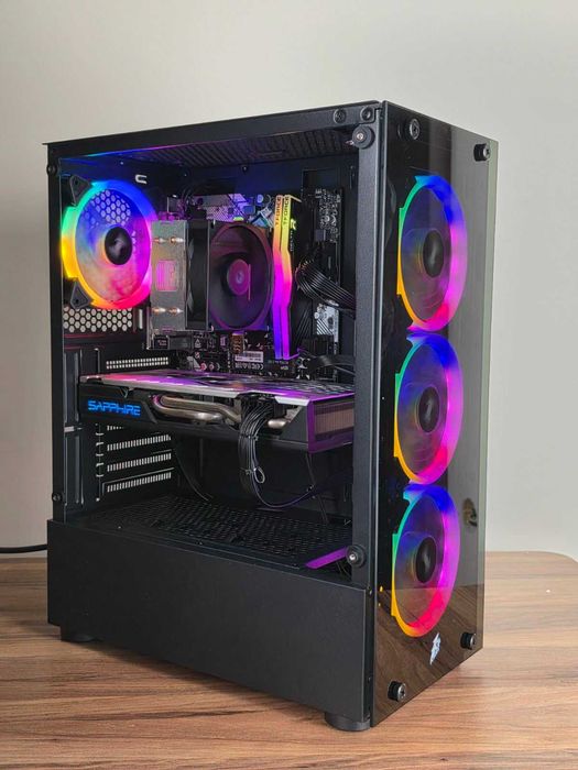 Нов | Ryzen 5500 | RX 580 | 16 GB RAM | NVMe | Геймърски