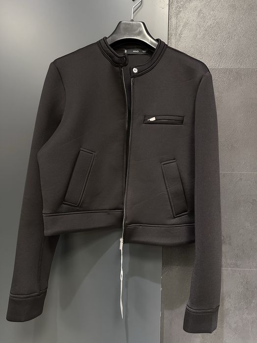 MANGO  късо дамско  преходно  яке от неопрен