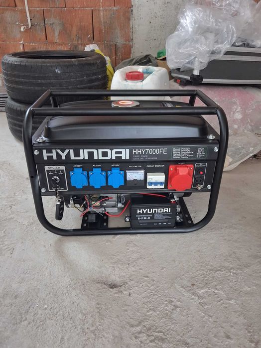 Бензинов трифразен агрегат hyundai 7000fe