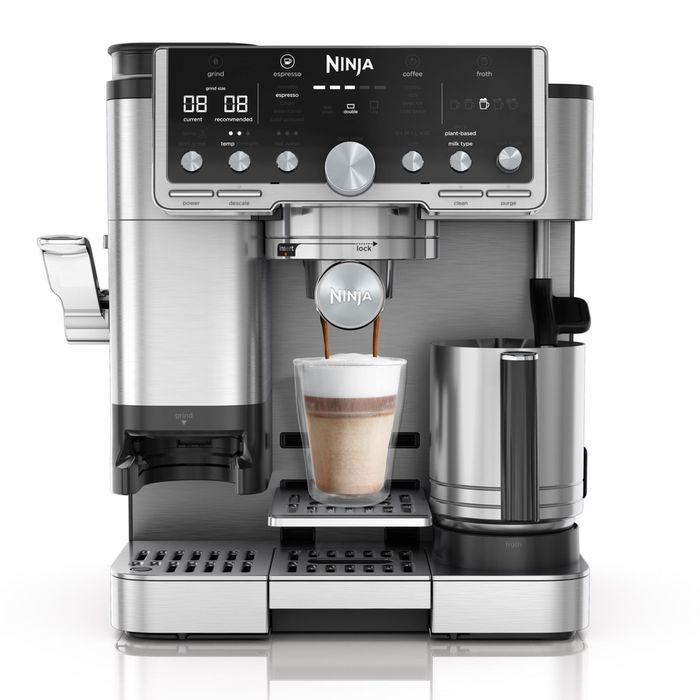 Кафеавтомат 3в1 Ninja Luxe Café Pro ES701EU, 1650W, 15 bar, 250 г, 2 л, Barista Assist, 5 настройки пяна, 9 вида еспресо, Инокс