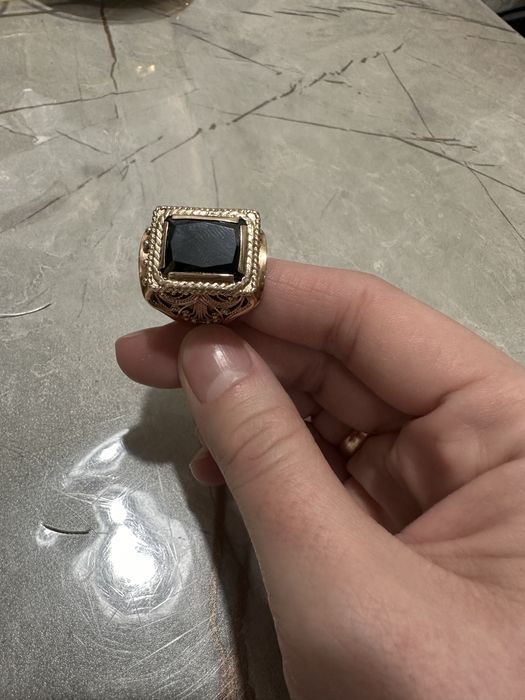Зототая Мужская печатка