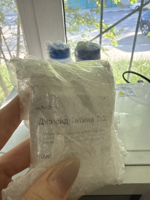 грунт для гипса, диоксид титана