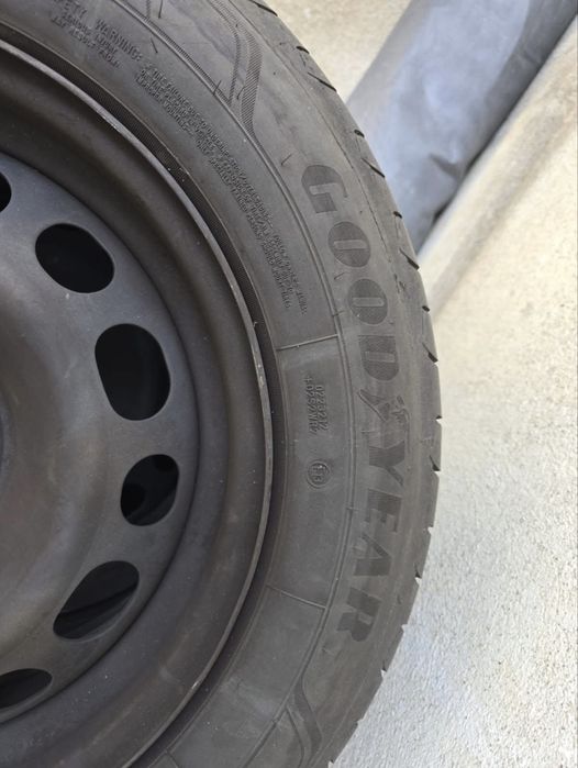 Set roți tablă | 4x108 | 195.65.15 | Citroen Peugeot PSA | Goodyear 23