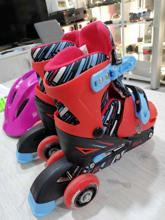 X-Sport Детски регулируеми ролери + Каска + Предпазен комлект