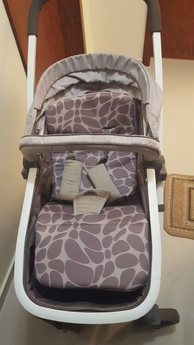 LORELLI PREMIUM Комбинирана количка с покривало S-500 DARK BLUE FLOWER