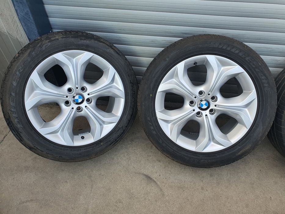 Jante Bmw X5, X6 originale 5x120 pe 19 in doua latimi  cu anvelope