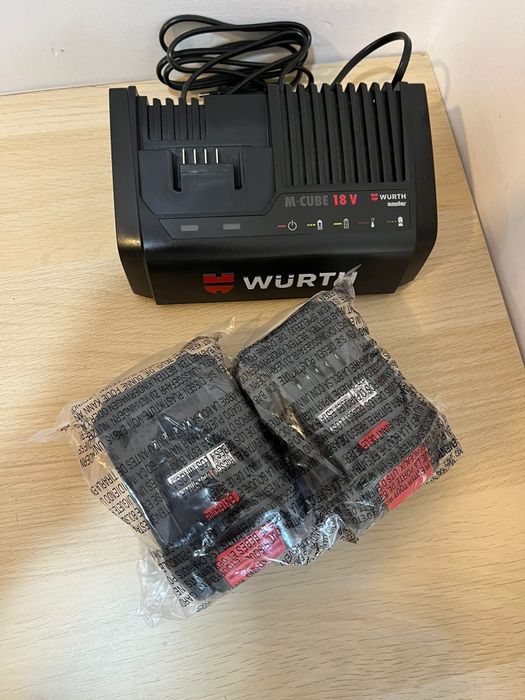 Acumulatori Wurth M Cube 18V 5Ah încărcator și scule Wurth pendular bormașină Autofiletanta