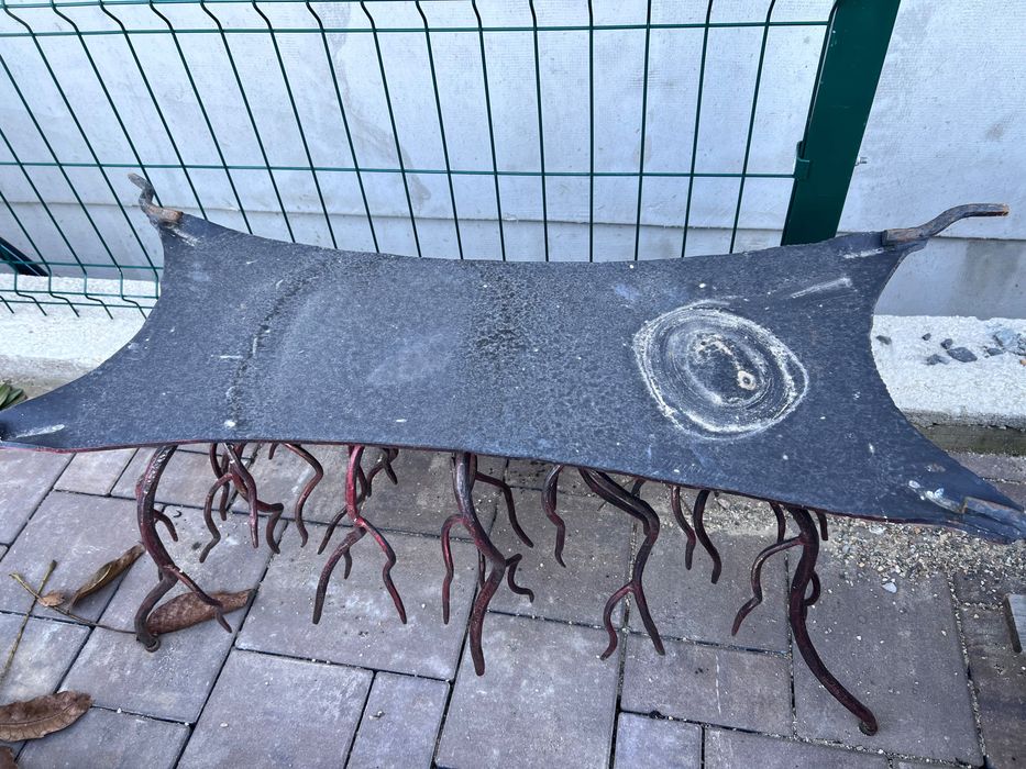 Măsuță cafea și decor suport de lumânări  din fier forjat