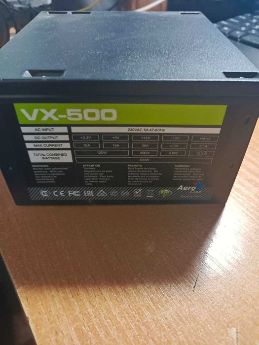 Блок питания 500W AeroCool VX 500