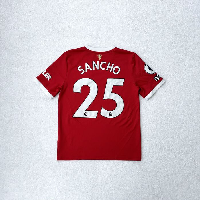 Футболна тениска Adidas Manchester United - размер 13-14Y(164), КАТО НОВА