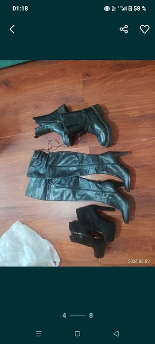Срочно продам сапожки ботфорты