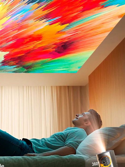 проектор Byintek a12 смарт и очень яркий и качественный пылезащищенный