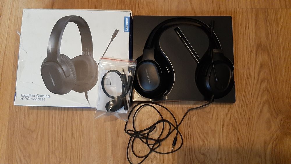 Casti gaming nou sigilate P9 max blutooth și lenovo H100 jocuri muzica