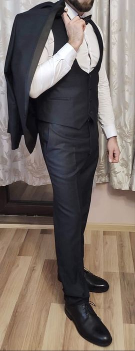Абитуриентски / сватбен костюм Paco Romano от 3 части Slim Fit