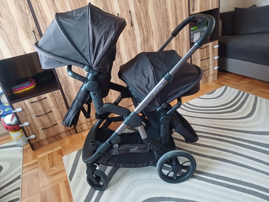 Icandy количка за близнаци