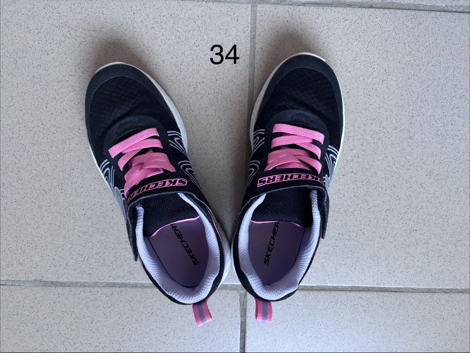 Pantofi sport fete, Converse si Skechers, marimea 34