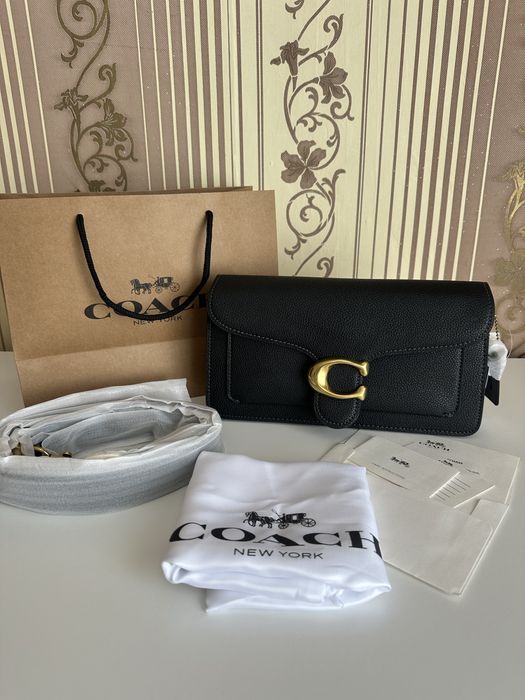 Дамска чанта COACH Tabby 26 в черен цвят