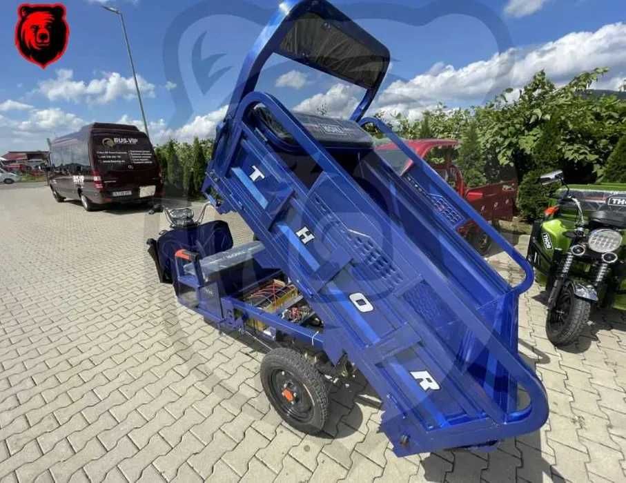 Thor Hobby cu cabina cu motor de 1000W Nou triciclu electric Agramix