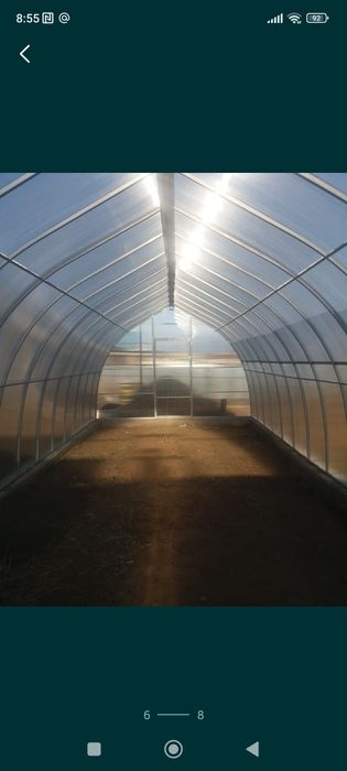 Теплица Удачная усиленная