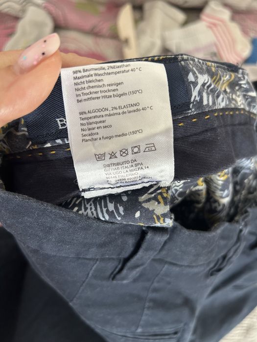 Pantaloni Bucalo Bleumarin M