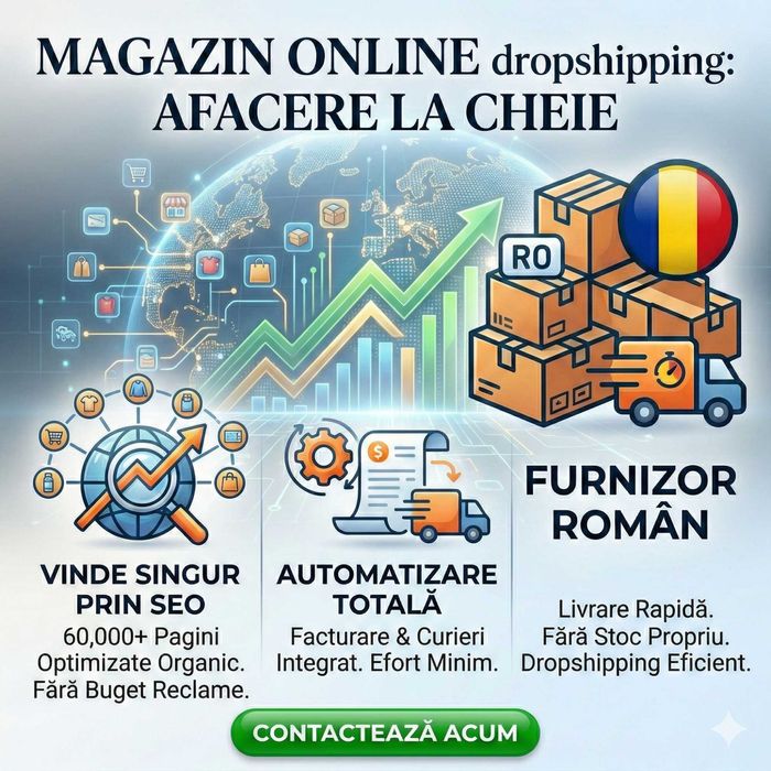 Magazin Online Complet – 60.000 Produse – Dropshipping Furnizor RO