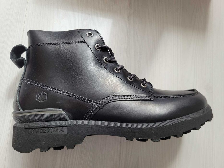 Vand Ghete de piele Lumberjack Joel, Negru, Nr. 44, Nou, Pret 299 Lei