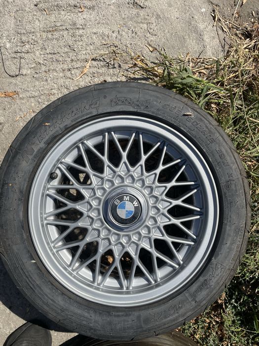 Jante+anvelope bbs style 5 4x100 r15 bmw e30